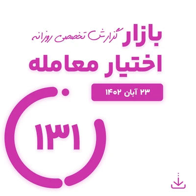گزارش روزانه اختیار معامله ( 23 آبان 1402)