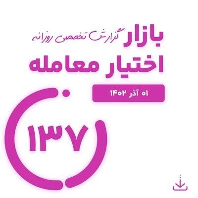 گزارش روزانه اختیار معامله ( 1 آذر 1402)