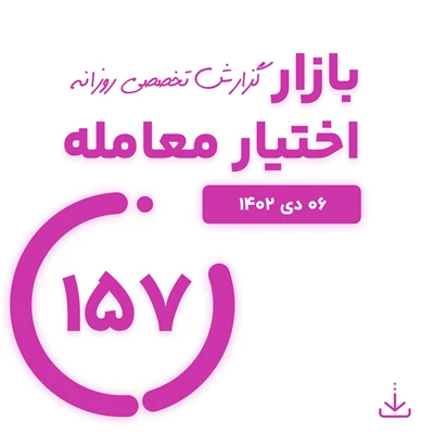 گزارش روزانه اختیار معامله (6 دی 1402)