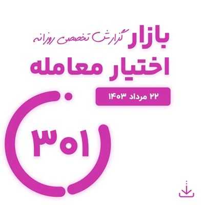 گزارش روزانه اختیار معامله ( 22 مرداد 1403)