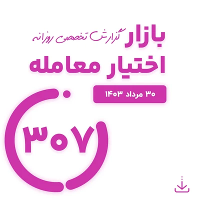گزارش روزانه اختیار معامله ( 30 مرداد 1403)